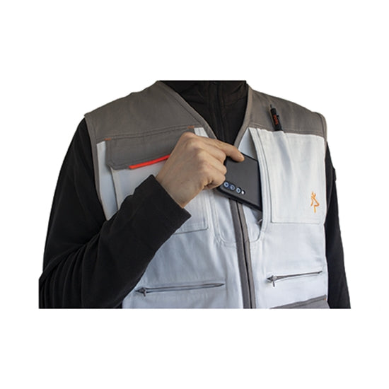GILET INDUSTRY PAINTER BIANCO - KAPRIOL