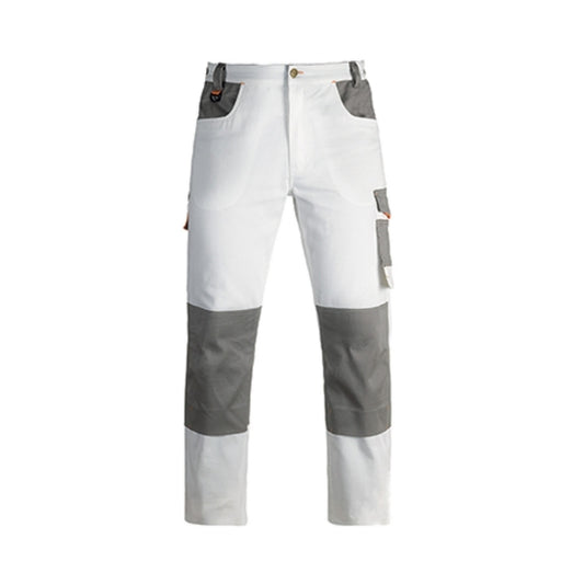 PANTALONE DA LAVORO INDUSTRY PAINTER BIANCO ELASTICIZZATO TECNICO - KAPRIOL