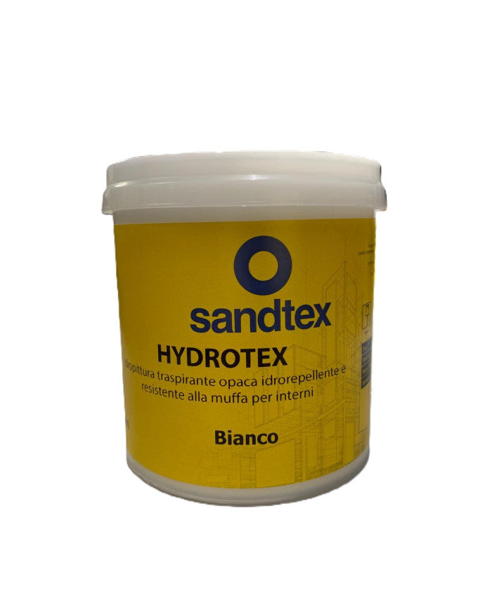 Hydrotex - Idropittura traspirante opaca idrorepellente e resistente alla muffa per interni