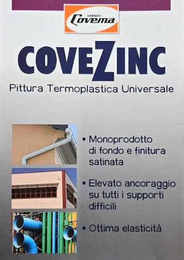 CoveZinc - pittura termoplastica universale