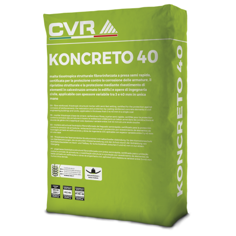 KONCRETO 40 MALTA TIXOTROPICA CVR - 25KG