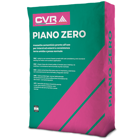PIANO ZERO MASSETTO PRONTO ALL'USO CVR - 25KG